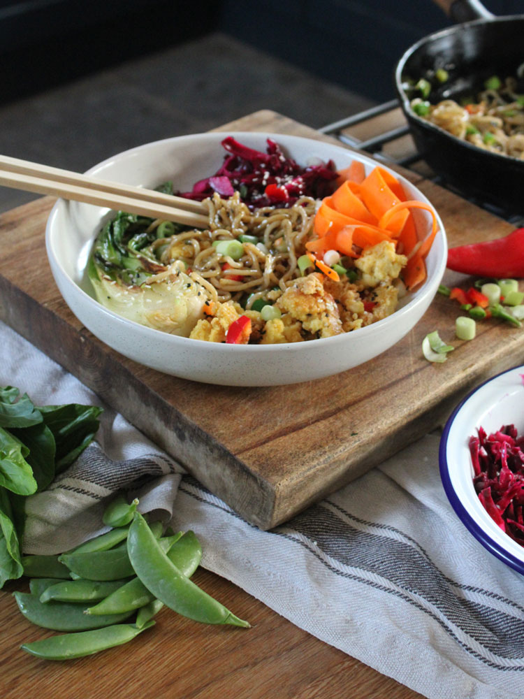 CRISPY TOFU NOODLE BOWL